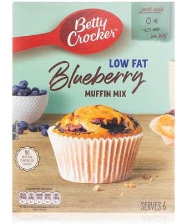 Betty Crocker | Low Fat | Blueberry Muffin Mix 335G | No Artificial Flavours or Colours | Suitable for Vegetarians - Buy Online on GoSupps.com