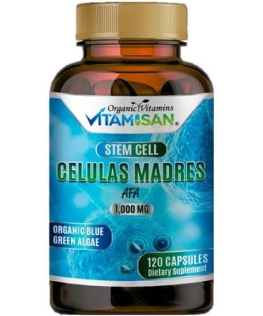 VITAMISAN Celulas madres 4 Bottles 1000mg Stem Cell Plus 480 Capsules Non-GMO Gluten-Free - Buy Online on GoSupps.com
