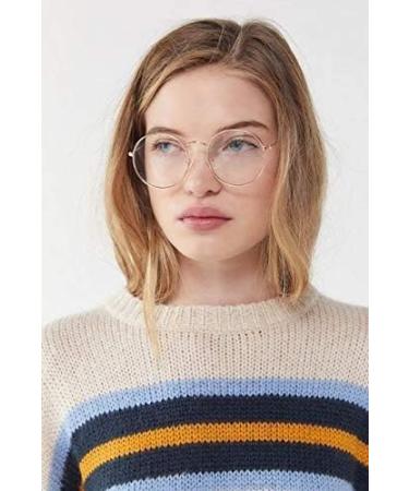 Shop ADEWU Round Anti Blue Light Glasses - Computer Gaming Eye Protection for Men & Women | 2pcs Gold - Buy Online on GoSupps.com