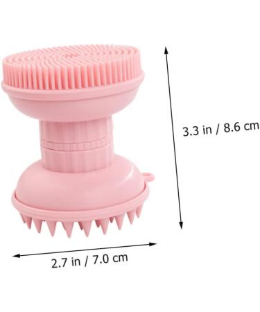 Angoily 1pc Three-in-one Bath Scalp Silica Gel Pink Washbasin - Buy Online on GoSupps.com