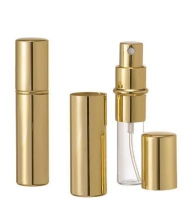 Gold Refillable Travel Size Perfume Bottle Spray - 12ml / 0.41oz | Perfect for Travel & Gifting - Buy Online on GoSupps.com