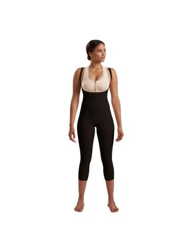 MARENA Recovery Mid-Calf-Length Girdle High-Back, Stage 2 (Pull on), M, Black Black Medium