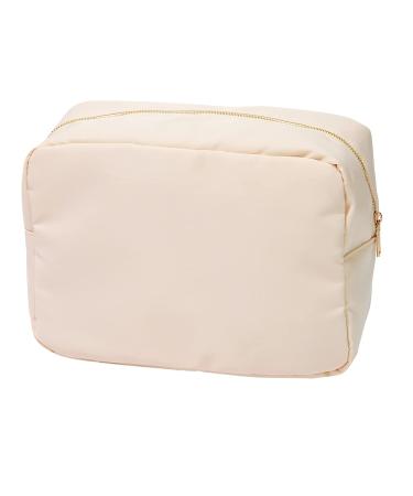 YogoRun Super Extral Large Makeup Pouch Bag Travel Cosmetic Pouch Bag for Women/Men (Beige,XL) XL Beige