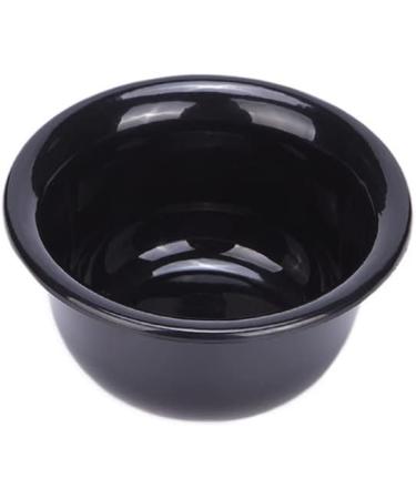 Stylish Black Acrylic Razor Holder & Shaving Brush Stand Set - Portable 5.5x11cm Bowl for Men | Ideal for Beards & Shaving Essentials - Buy Online on GoSupps.com