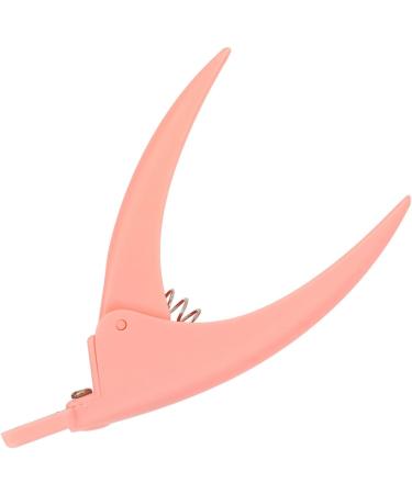Acrylic Nail Clipper Ergonomic DIY Safe Portable Plastic Handle Nail Tip Cutter for Nail Salon(Pink) - Buy Online on GoSupps.com