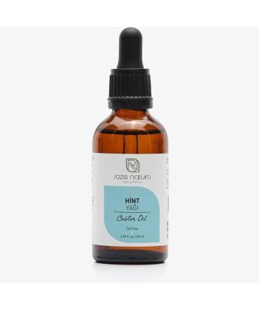 Castor Oil Eyelash & Eyebrow Growth Serum Promotes Lush Long Eyelashes & Bold Eyebrows Stimulates Hair Growth Reduces Hair Loss Clear