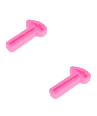 Ciieeo 2pcs Holiday Silicone Molds Fondant Molds Fondant Silicone Christmas Chocolate Molds Candy Silicone Jelly Silicone Ice Biscuit Silicone Baking Tool Candy Mold Cake Decorative Mold Mx2pcs Pinkx2pcs