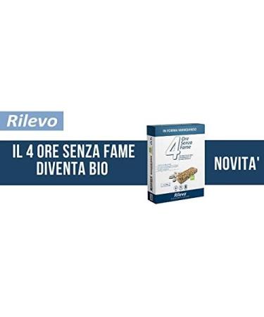  Rilevo Rilevo 4 Hours Without Hunger Organic - 12 packs of 2 bars of 25g (24 x 25g) - Healthy bag of seeds cereals nuts and millefiori honey - Buy Online on GoSupps.com