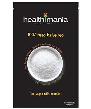 Health Mania 100% Pure Trehalose - 20 oz (1.25 lb) | Premium Quality Natural Sugar Substitute | International Shipping Available - Buy Online on GoSupps.com
