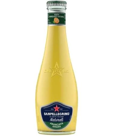 San Pellegrino Aranciata Amara Test Bottles Alcohol-Free with Bitter Orange + Tonica Rovere Disposable Glass Bottle 20 cl Pack of 24 - Buy Online on GoSupps.com