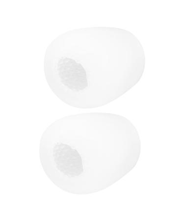 Alipis 2 Pcs Silicone Mold Epoxy Candle Molds Silicone Chocolate Mold DIY Tool 3D Artificial Cake Mold 5.1X4.9X4.1CM White