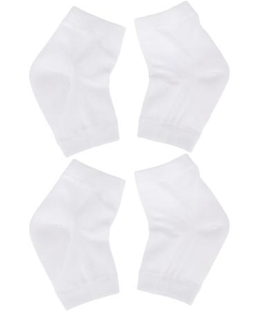 minkissy 4 Pairs Gel Heel Socks Softening Socks Moisturizing Socks Breathable Socks Feet Repair Socks Feet Cracked Socks Gel Socks Anti-Crack Socks Anti Cracked Feet Ripstop Socks Sleeve - Buy Online on GoSupps.com