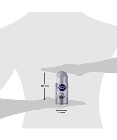 Nivea Deodorant Silver Protect - Amazonia Fresh Active Roll-On (1.7 OZ Pack of 3) | Alcohol-Free Antiperspirant 48 Hour Protection - International Shipping Available - Buy Online on GoSupps.com