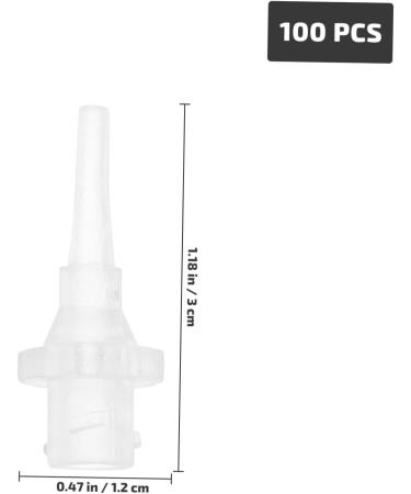 PartyKindom 100Pcs Disposable Ear Washer Tips Premium Replacement Tips for Ear Wax Removal Fit for Adults and Secure Connection for Ear Irrigation Cleaning - Buy Online on GoSupps.com