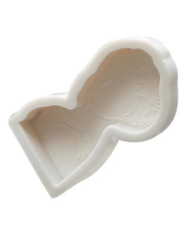 STOBOK Molde para Jabones Artesanales 2 Pcs Candle Mold 3D Soap Cake Silica Gel Easy Clean As Shownx2pcs 9.8X5CMx2pcs