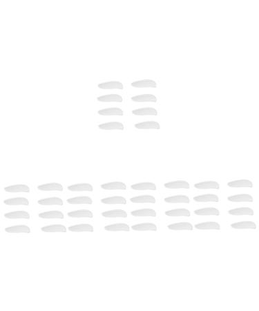 MAGICLULU 20 Pairs Heel Pad Pad Insole for Correcting Clear Heel Shoes Insole Plantar Insole Leg Shoe Insole Flatfoot Insoles Metatarsal Pads Correction Gel Sole of Foot