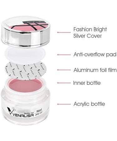 VENALISA 50ml Builder Base Gel Kit - Nail Art Acrylic French Nails Smoke Nude Pink Natural Color Extend Gel - Buy Online on GoSupps.com