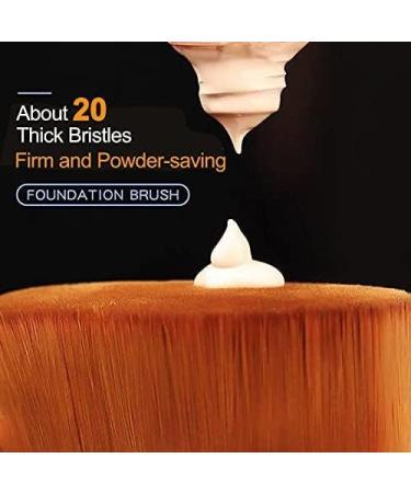 Flower-Shaped Foundation Brush 1PC Foundation Makeup Brush Face Blush Suitable for Mixed Liquid Cream or Flawless Powder Cosmetics Multifunctional Makeup Brush(Black) - Buy Online on GoSupps.com