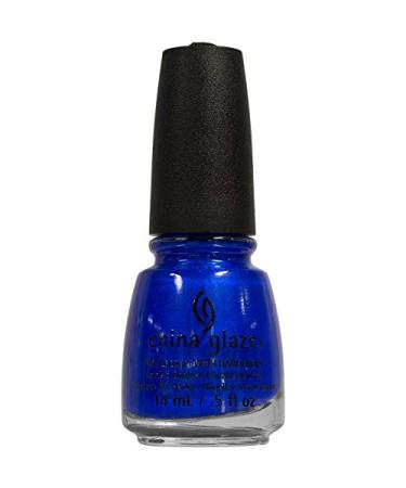 China Glaze Nail Lacquer with Hardeners:Frostbite Blue 1 Count (Pack of 1)