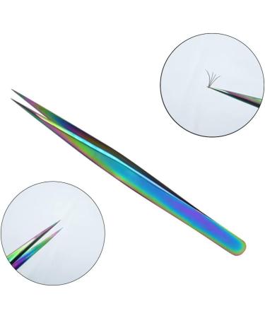 Premium Stainless Steel Eyelash Tweezers - Straight & Curved Antistatic - Ideal for Perfect Lash Application - Buy Online on GoSupps.com