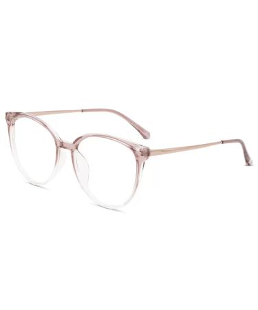 Firmoo blue light filter Reading glasses with sealing thickness 1.75x women men anti blue light computer glasses Blue light UV protective glasses for screens gaming bluight filter 1.75x pink with clear