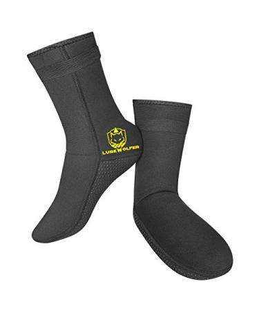 Lurkwolfer Neoprene Diving Socks Wetsuits Sock 3MM for Women Men,Beach Sock Anti Slip for Surfing XXX-Larger