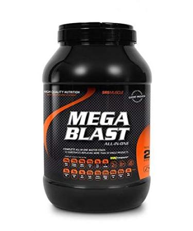 SRS Muscle - Mega Blast XL 1 900 g peach -old |Complete All-in-One Master Stack |replaced over 20 individual products |German premium quality - Buy Online on GoSupps.com
