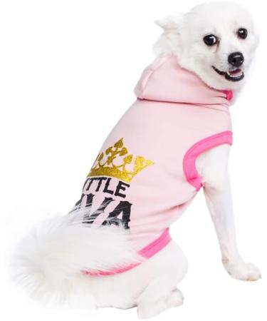 Amaone Leopard Dog Coat for Chihuahua & Small Dogs - Stylish Knit Jacket in Pink | XL Size - Buy Online on GoSupps.com