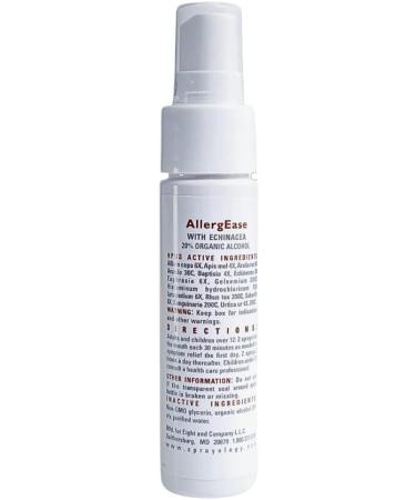 Sprayology AllergEase - Homeopathic Oral Allergy Relief Spray | Gluten-Free & All Natural | Lactose-Free | 30 Day Supply (1.38 fl oz) - Buy Online on GoSupps.com