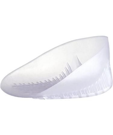 Buy Shoe Heel Cushion Pads for Plantar Fasciitis & Heel Blister Prevention - SEBS Shock Absorption Transparent & Breathable Lift - Small Size - Buy Online on GoSupps.com
