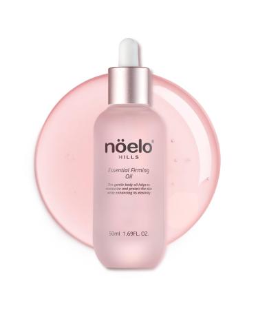 Noelo Hills Firming Oil for Face & Body (1.69 fl oz) | For Pregnancy, Postpartum, Stretch Marks, Scars, Mature Crepey Skin, Glass Skin | Korean Skincare | Ultra Clean - Pregnancy-Safe - No Mineral Oil