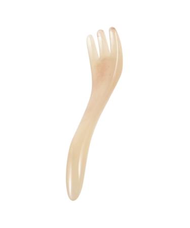 Beavorty Kratzkamm Scale scratchy credace hair comb Head massager against headache head massager for women beeswax scratch board massage brush accessories for beauty salons resin 14.5x3cm As shown