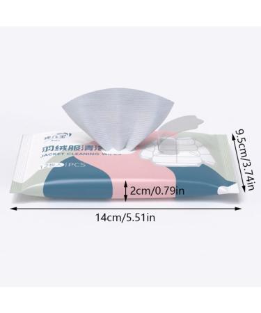 12Pcs/Bag Oil Stain Removal Wash-free Wet Wipes For Down Coat Clothes Cleaning Portable Cleaning Wipes Quickly Remove Stain - Buy Online on GoSupps.com