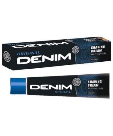 Denim Original Shaving Cream 100 ml Refreshing Beard Cream - Pack of 9