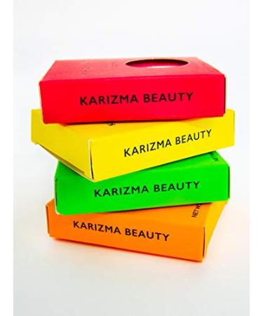 KARIZMA Neon Nights 4X 10g Chunky Glitter - Face Hair & Body | Rave & Festival Cosmetic Makeup | Neon Glitter Pack for Men & Women - Buy Online on GoSupps.com