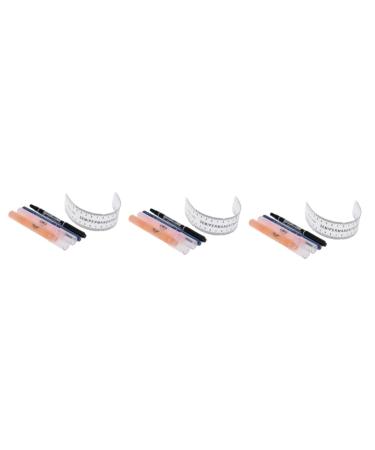 FOMIYES Eyebrow Pen 3pcs Eyebow Kit Eyebrow Microblading Kit Suite Eyebrow Pencil Disposable Eyebrows