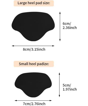 20 Pairs Sneakers Repair Patch - Heel Protection & Cushion for Oversized Shoes (Black & White) - Shoe Heel Repair Solutions - Buy Online on GoSupps.com