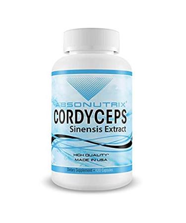 Absonutrix Cordyceps Sinensis Extract 1000 mg 4 Oz Liquid 60 Servings Made in USA Quality Potent Ingredients Third-Party Tested Non-GMO GMP Certified Cruelty-Free Products