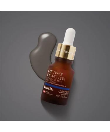  O BOTICARIO O Botic rio Botik High Potency Facial Serum with Pure Retinol 0.3% Increases Skin Firmness in 2 Weeks and Reduces Wrinkles Vegan 15ml - Buy Online on GoSupps.com