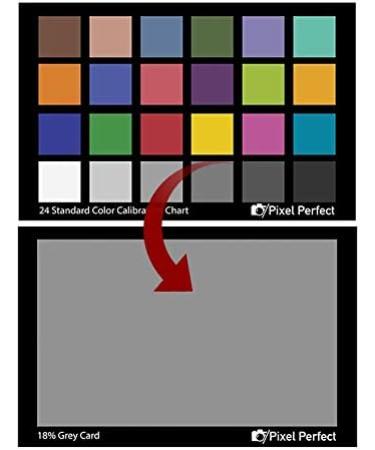 Pixel Perfect Camera Color Correction Card Set - 4x6 Grey White Balance Chart for Photo & Video Calibration - Buy Online on GoSupps.com