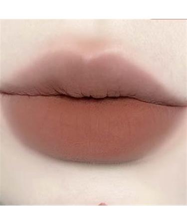 BADALO Velvet Mist Water Mist Lip Mud Soft Silky Matte Matte Vegan White NonStick Lip Gloss Lip Glaze Lipstick Color 3 Oatmeal Warm Chestnut - Buy Online on GoSupps.com