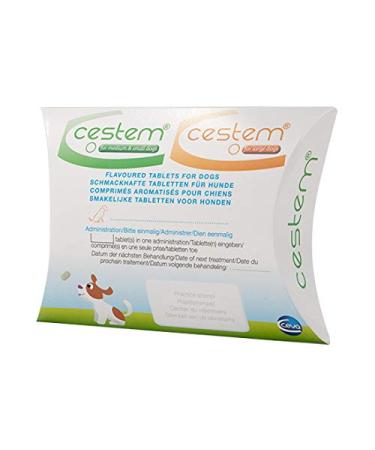Cestem Worming Tablets single tablet Small-Medium Dogs