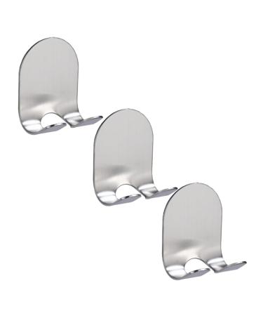 Cabilock 3st shaver holder shaver hook plug-robe razor holder tool razor hook hooks made of stainless steel razor rack wall hooks man sticker hook stainless steel 304 no track