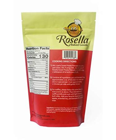 Gourmet Sweet Potato Pancake Mix by Rosella: Delicious and Easy-to-Make Breakfast Option - Buy Online on GoSupps.com