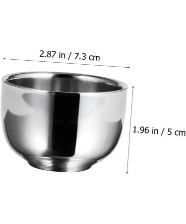 Doitool Stainless Steel Key Bowl for Shaving Foam | Ceramic Beard Grooming Tool - Men s Essentials - Buy Online on GoSupps.com