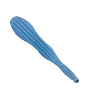 Healeved shoulder tap massage massage hammer rod scratch plate flat massage stick flat wisking tool massage device made of silicone acupuncture massage massage massage faster body 37.5x7x2.5cm blue