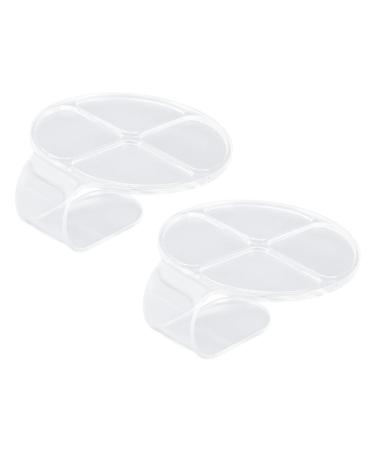 Nail Art Palette, Wide Uses Handle Design Nail Polish Palette Simple Operation High Transparency for Lip Gloss for Nail Art