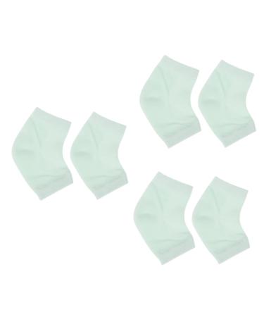 minkissy 3 Pairs Anti- Cracking Ankle Socks Wicking Socks Foot Moisturising Socks Heel Moisturizing Socks Silicone Socks Mesh Socks Heel Moisture Socks Spa Men and Women Protective Shoes