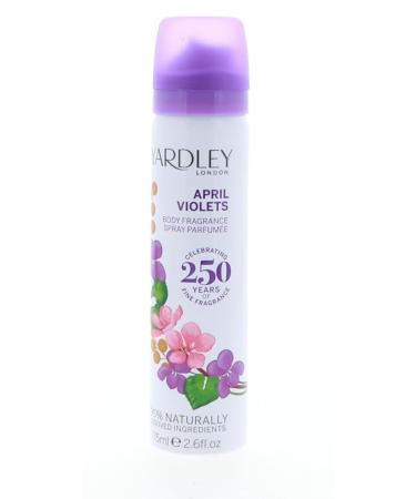 Yardley of London Refreshing Body Spray for Women April Violets 2.6 Ounce 2.6 Ounce (Pack of 1)