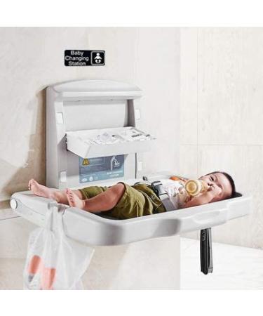 8x3 New Baby Changing Station Sign - English & Symbol - Black - Men Women Unisex - Buy Online on GoSupps.com
